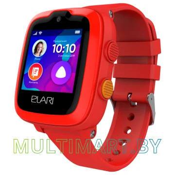 Умные часы Elari KidPhone 4G (красный)